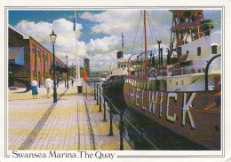 Swansea, Marina, The Quay Gl1991 #E4986 - Sonstige & Ohne Zuordnung