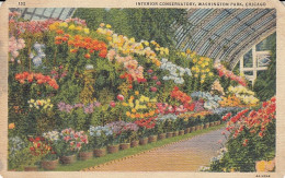 Chicago, Washington Park, Interior Conservatory Gl1943 #E5311 - Autres & Non Classés