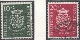 BRD  113-115, Gestempelt, 100 Jahre Deutsche Briefmarken, 1949 - Usati