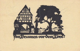 A.M.SCHWINDT, Scherenschnitte Am Brunnen Vor Dem Tore Gl1935 #E5542 - Andere & Zonder Classificatie