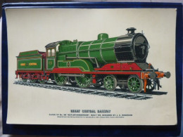 CP Grand Format 28*19cm - Great Central Railway Class 11F No506 "Butler-Henderson" - Collectors Reproductions Supercard - Treinen