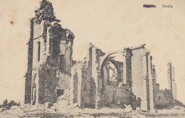 Riaville, Zerstörte Kirche Feldpgl1916 #E6159 - Sonstige & Ohne Zuordnung
