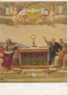 RAFFAELO SANTI Die Hlst.Eucharistie Ngl #E6397 - Malerei & Gemälde