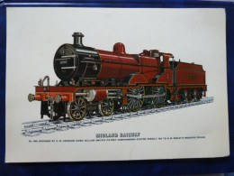 CP Grand Format 28*19cm - Midland Railway No1000 Designed By S.W. Johnson - Collectors Reproductions Supercard - Treinen