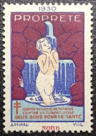 France Antituberculeux 1930 "Propreté" Neuf(*) S.G. - Tegen Tuberculose