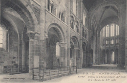 Mont-St-Michel, Abbaye, Travées De L'Eglise Romane Ngl #E5971 - Sonstige & Ohne Zuordnung