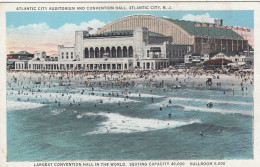 Atlantic City, N.J. Atlantic City Auditorium And Convention Hall Ngl #E7049 - Sonstige & Ohne Zuordnung