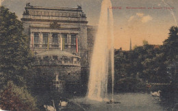 Leipzig, Schwanenteich Am Neuen Theater Gl1921 #E7063 - Autres & Non Classés