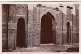 Marokko, Meknès, Intérieur De La Médersa Bou-Anania Ngl #E6568 - Non Classificati