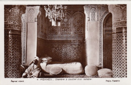 Marokko, Meknès, Chambre à Coucher D'un Notable Ngl #E6570 - Zonder Classificatie