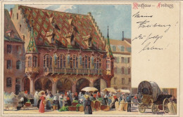 Freiburg I.Breisgau, Markt Vor Dem Rathaus Gl1913 #E6731 - Andere & Zonder Classificatie