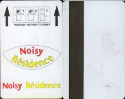 France. Noisy Résidence - Hotelsleutels (kaarten)