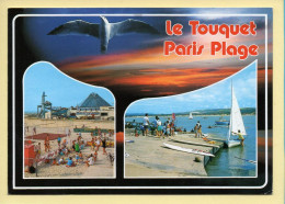 62. LE TOUQUET PARIS-PLAGE – 2 Vues / Mouette (animée) (voir Scan Recto/verso) - Le Touquet