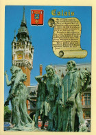 62. CALAIS – Les Bourgeois Et L'hôtel De Ville – Blason / Parchemin (voir Scan Recto/verso) - Calais