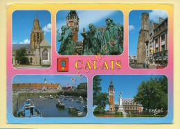 62. CALAIS – Multivues – Blason (animée) (voir Scan Recto/verso) - Calais