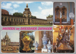 Dresden, Museen Im Zwinger, Mehrbildkarte Ngl #E7293 - Autres & Non Classés