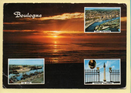 62. BOULOGNE – 3 Vues / Coucher De Soleil (voir Scan Recto/verso) - Boulogne Sur Mer