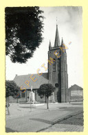 62. FOUQUIERES-LES-LENS -  L'Eglise Saint-Vasst (sur Le Mur Publicité G. DETREZ / Orthopédie / Parfumerie) CPSM  - Andere & Zonder Classificatie