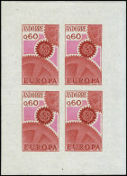 Neuf Sans Charnière N° 179/80, Europa 1967, La Paire Non-dentelée En Mini Feuillets De 4, TB - Other & Unclassified