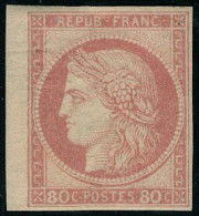 Neuf Avec Charnière N° 21, 80c Rose, BdF, TB - Other & Unclassified