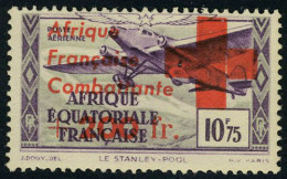 Neuf Sans Charnière N° 29, 10.75 + 200f Croix Rouge Gomme Coloniale, T.B. Signé Brun - Other & Unclassified