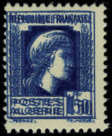Neuf Sans Charnière N° 214a, 1f50 Bleu Double Impression, TB - Other & Unclassified