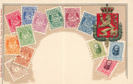 MIKIBP8-027- NORVEGE CARTE PHILATELIQUE TIMBRES - Norvège