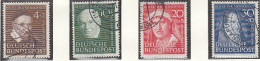 BRD  143-146, Gestempelt, Wohlfahrt: Helfer Der Menschheit (II), 1951 - Usados