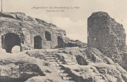 Blankenburg, Harz, Burgruine Regenstein, Oberburg Mit Turm Ngl #E8379 - Sonstige & Ohne Zuordnung