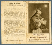 °°° Santino N. 9351 - Santa Pasqua 1938 °°° - Religione & Esoterismo