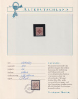 Württemberg 132 Postfrisch Borek Garantie #ND969 - Postfris
