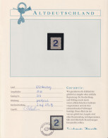 Württemberg Dienstmarken 255, 256 Und 257 Postfrisch Borek Garantie #ND974 - Mint