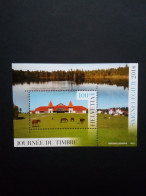 SCHWEIZ BLOCK 58 POSTFRISCH(MINT) TAG DER BRIEFMARKE 2014 REITERHOF PFERDE - Horses