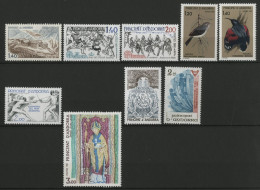 ANDORRE FRANCAIS 1981 ANNEE COMPLETE COTE 13.6 € N° 291 à 299 NEUFS ** (MNH). TB - Ganze Jahrgänge