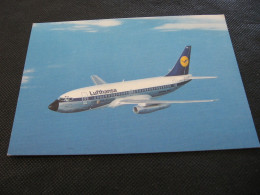 AEREO LUFTHANSA 737 CITY JET VIAGGIO 14.04.1983 STUTTGART - MILANO VEDI RETRO CL NV    Qui Entrate! - 1946-....: Ere Moderne