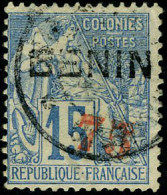 Oblitéré N° 16, 75c S/15c Bleu Surcharge Rouge, TB, Signé Brun - Other & Unclassified