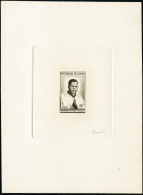 N° 136A. 15f Fulbert Youlou. Epreuve D'artiste En Brun-noir (couleur Définitive), Signée Avec Cachet à Sec. T.B. - Other & Unclassified