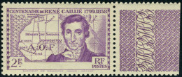 Neuf Sans Charnière N° 142a, 2f Violet, Caillé Sans Côte D'Ivoire, TB - Other & Unclassified