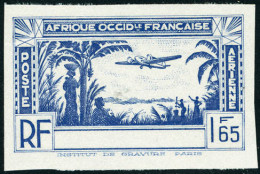 Neuf Sans Gomme N° 1a, Type PA De 1940, 1f65 Bleu, Valeur Non émise, Sans La Légende Côte D'Ivoire, Non Dentelé, T.B. - Other & Unclassified