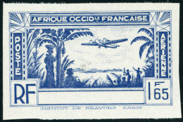 Neuf Sans Gomme N° 1a, Type PA De 1940, 1f65 Bleu, Valeur Non émise, Sans La Légende Côte D'Ivoire, Non Dentelé, T.B. - Andere & Zonder Classificatie