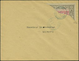 Lettre N° 13ca,, Moitié De 30c Sur L, CàD Djibouti 11 Juil.01 - TB, Signé Brun - Sonstige & Ohne Zuordnung