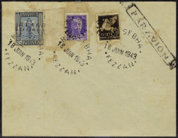 Lettre N° 18, 19 + PA N° 3 Sur Enveloppe, Càd Sebha 18 Juin 1943, T.B. - Other & Unclassified