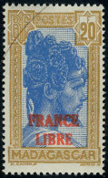 Neuf Sans Charnière N° 255A, 20f France Libre - TB, Signé Calves - Sonstige & Ohne Zuordnung