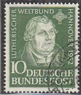 BRD  149, Gestempelt, Tagung Des Lutherischen Weltbundes, Hannover, 1952 - Usados