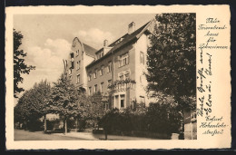 AK Erfurt, Feierabendhaus Für Lehrerinnen, Hohenlohestrasse 2  - Erfurt