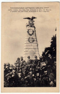 MILITARI - COMMEMORAZIONE SULL'ASSIETTA - SULLA COLMA TRA ALTA VAL GHISONE E VAL RIPARIA - TORINO - Vedi Retro - F.p - War Memorials