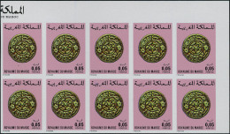 Neuf Sans Charnière N° 756/8, Monnaies Anciennes,3 Valeurs ND, Bloc De 10, Cdf, T.B. - Other & Unclassified