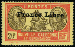 Neuf Avec Charnière N° 195/229, La Série France Libre, Gomme Coloniale, TB - Other & Unclassified