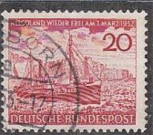 BRD  152, Gestempelt, Rückgabe Der Insel Helgoland, 1952 - Gebraucht