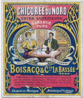 ETIQUETTE         NEUVE   CHICOREE DU NORD BOISACQ LA BASSEE NORD   PIERRE DUBUISSON BETHUNE - Coffees & Chicory